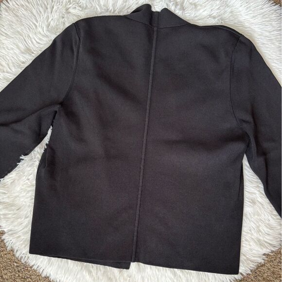 MM. Lafleur The Sant Ambroeus Jardigan Jacket Black Womens Large Career Wear - Picture 5 of 7